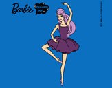 Dibujo Barbie bailarina de ballet pintado por amalia