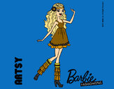 Dibujo Barbie Fashionista 1 pintado por charito