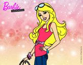 Dibujo Barbie casual pintado por vale_barto