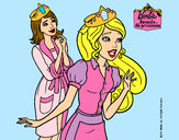 Dibujo Barbie con una corona de princesa pintado por rebekita05