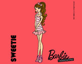 Dibujo Barbie Fashionista 6 pintado por charito