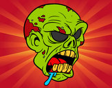 Dibujo Cabeza de zombi pintado por JERRY26