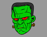 Dibujo Cara de Frankenstein pintado por JERRY26