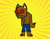 Dibujo Hombre lobo - zombie pintado por goku4