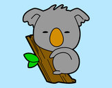 Dibujo Koala bebé pintado por jatzi