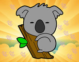 Dibujo Koala bebé pintado por lvc73