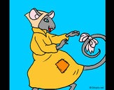 Dibujo La ratita presumida 7 pintado por charito