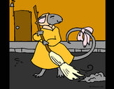 Dibujo La ratita presumida 8 pintado por charito
