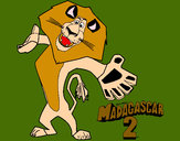 Dibujo Madagascar 2 Alex 2 pintado por charito
