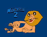 Dibujo Madagascar 2 Alex 3 pintado por charito