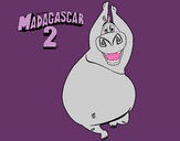 Dibujo Madagascar 2 Gloria pintado por charito
