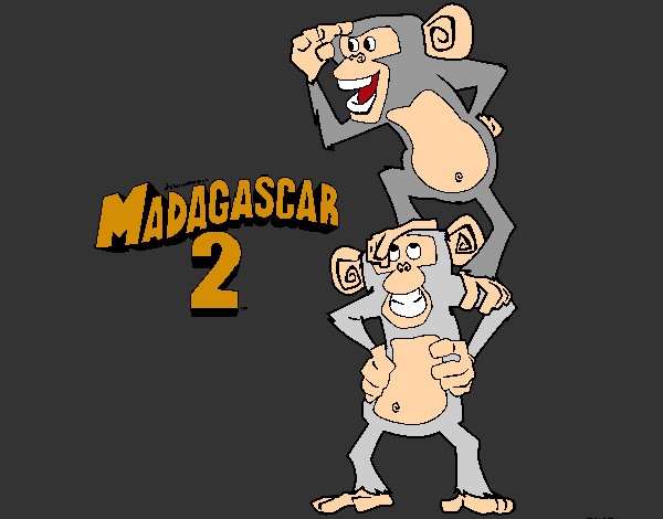 Madagascar 2 Manson y Phil