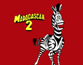 Dibujo Madagascar 2 Marty 2 pintado por charito