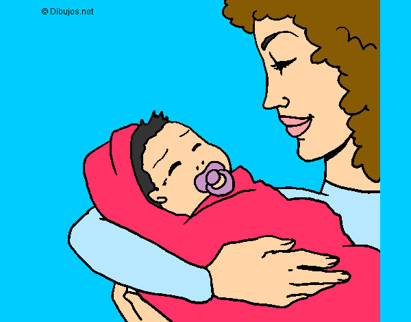 Dibujo Madre con su bebe II pintado por Xim3