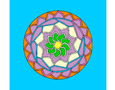 Dibujo Mandala 1 pintado por foley