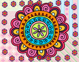 Dibujo Mandala alegre pintado por Seohyun