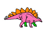 Dibujo Stegosaurus pintado por arcejere