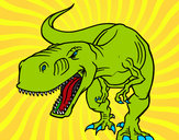 Dibujo Tiranosaurio Rex enfadado pintado por Benja36
