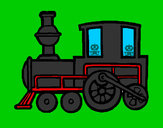 Dibujo Tren 2 pintado por JERRY26