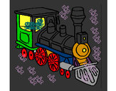 Dibujo Tren 3 pintado por JERRY26