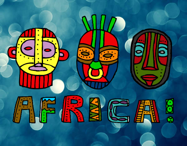 Dibujo Tribus de África pintado por Chispaa