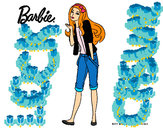 Dibujo Barbie con look casual pintado por mundi89