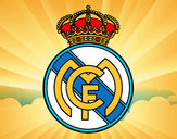 Dibujo Escudo del Real Madrid C.F. pintado por Esteban7