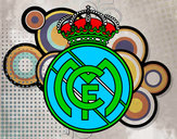 Dibujo Escudo del Real Madrid C.F. pintado por maolo