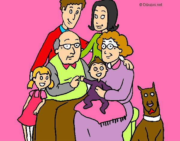 Dibujo Familia pintado por Camomila
