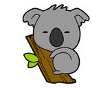 Dibujo Koala bebé pintado por erzza