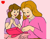 Dibujo Madre e hija pintado por FIOREE
