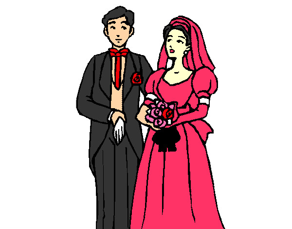 Dibujo Marido y mujer III pintado por cristal67