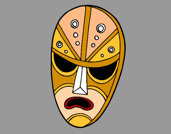 Dibujo Máscara enfadada pintado por maiu2001