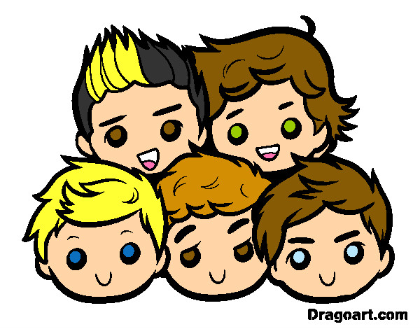 Dibujo One Direction 2 pintado por keyla_diaz