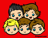 Dibujo One Direction 2 pintado por luvil14