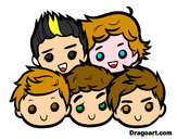 Dibujo One Direction 2 pintado por MilenaD