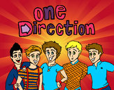 Dibujo One Direction 3 pintado por leiregata
