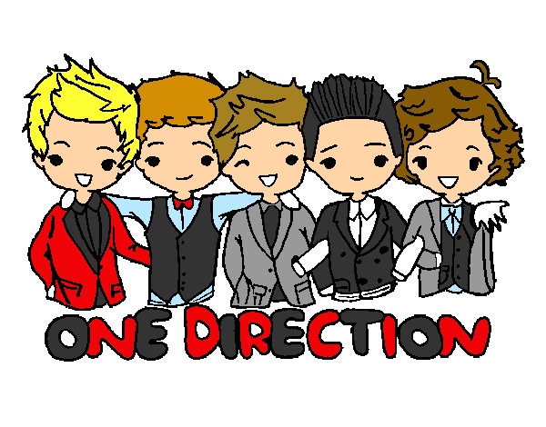 Dibujo One direction pintado por agus26