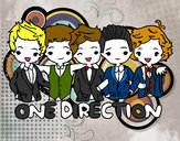 Dibujo One direction pintado por shaniia