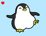 Dibujo Pingüino bailando pintado por FIOREE
