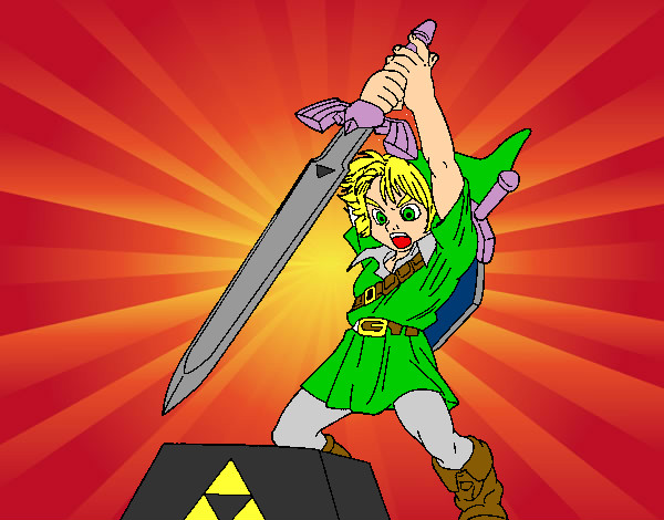Dibujo Zelda pintado por Yukiteru