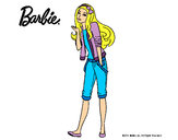 Dibujo Barbie con look casual pintado por keyla_diaz