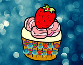 Dibujo Bombón de fresa pintado por Kime