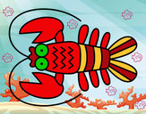 Dibujo Crustáceo pintado por Miri2