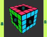 Dibujo Cubo de Rubik pintado por feryromy