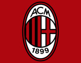 Dibujo Escudo del AC Milan pintado por espa