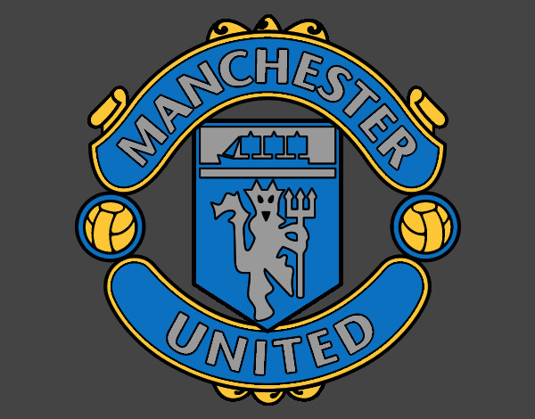 Dibujo Escudo del Manchester United pintado por prault