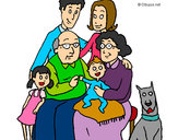 Dibujo Familia pintado por alessia08