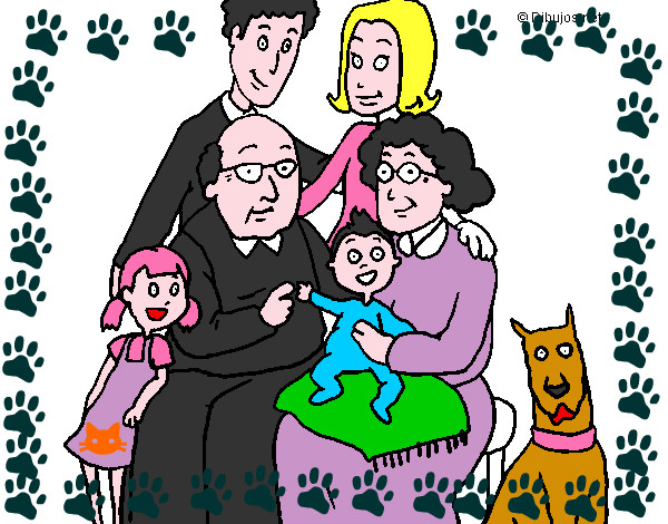Dibujo Familia pintado por kevin4567
