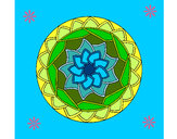 Dibujo Mandala 1 pintado por PalomaAnai